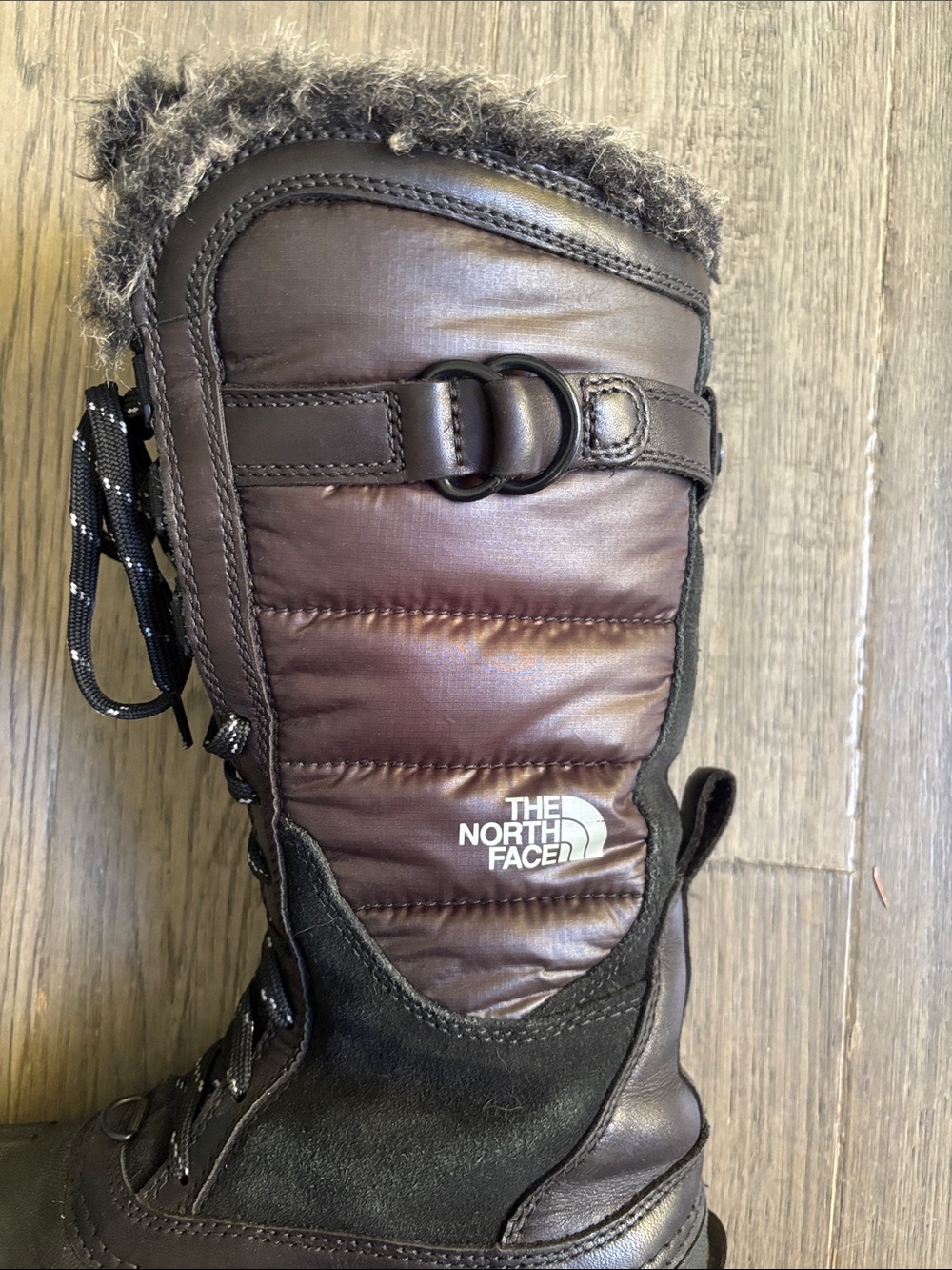 The North Face |Shellista Snow Winter Boot Waterproof Tall Lace Up Black US 6 - Picture 3 of 10